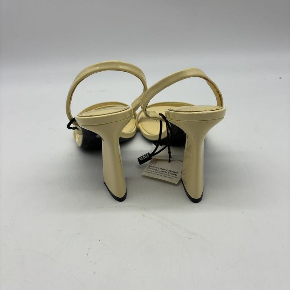 Zara Strappy Wide Heeled Sandals - Picture 3 of 5